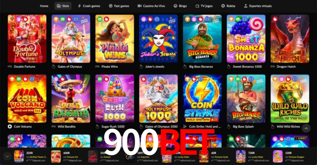 Interface do App 900bet